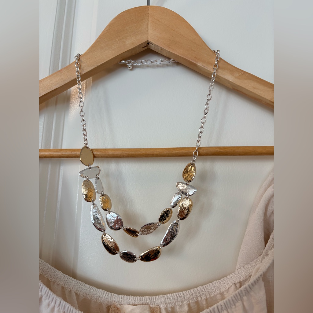 Gold And Silver Tone Necklace